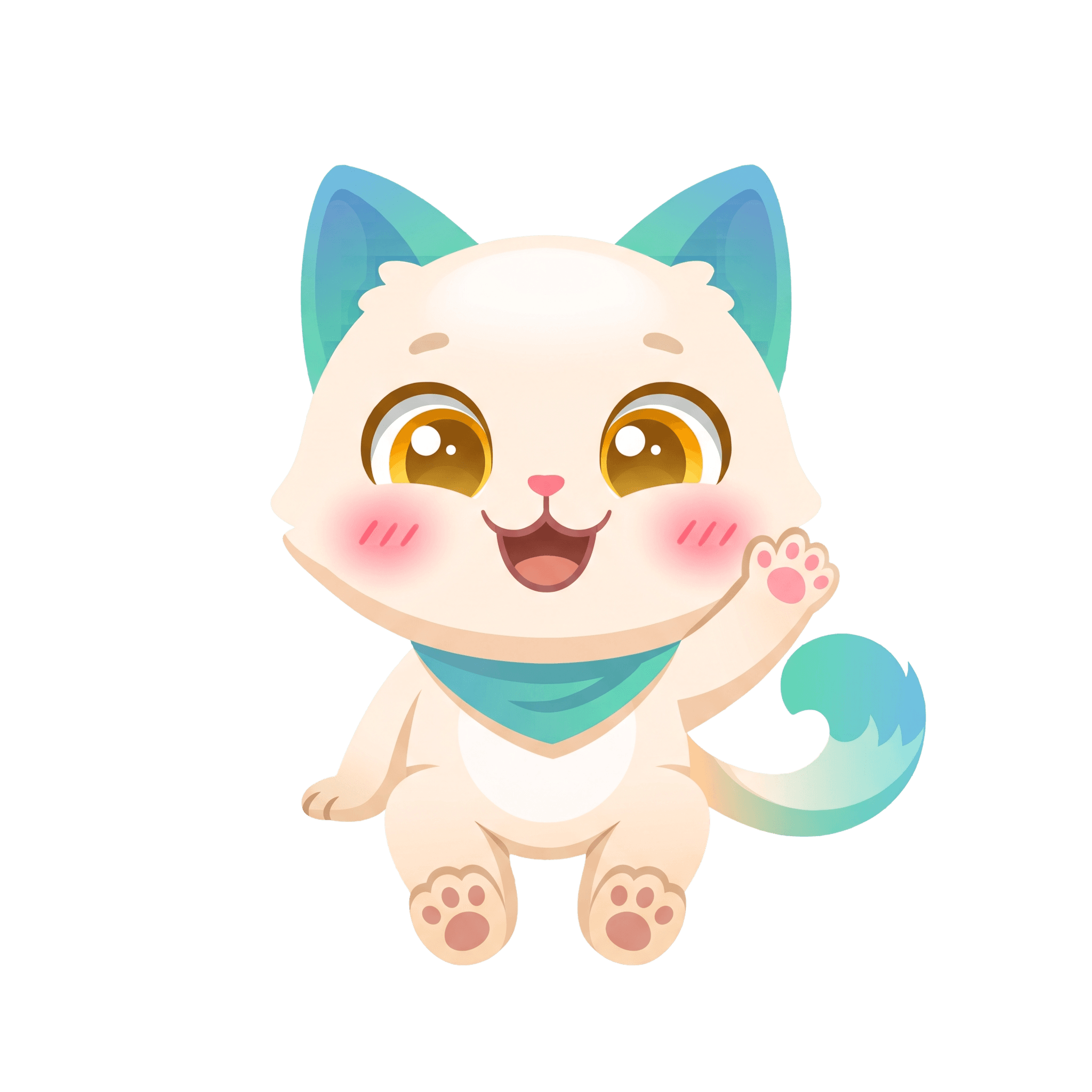QuietSpace mascot waving
